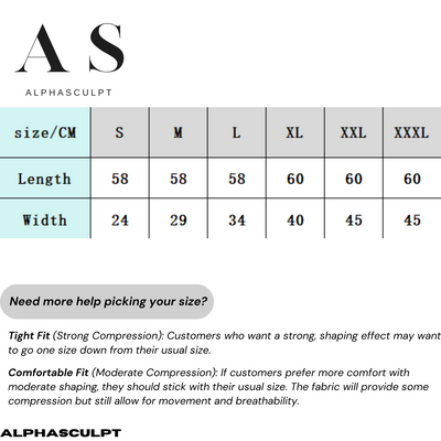 AlphaSculpt Premium Compression Tank